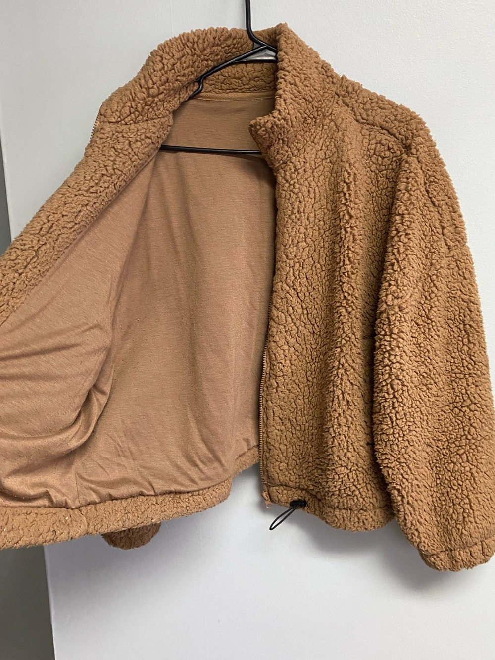 COMFY COZY TEDDY BEAR STYLE JACKET COAT - LARGE - Picture 6 of 8